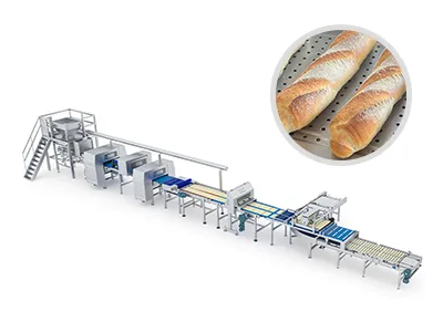 Línea de Producción de Pan de Chapata