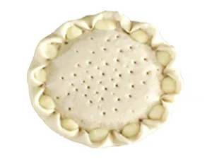 Base de Pizza con Bordes con Patrones